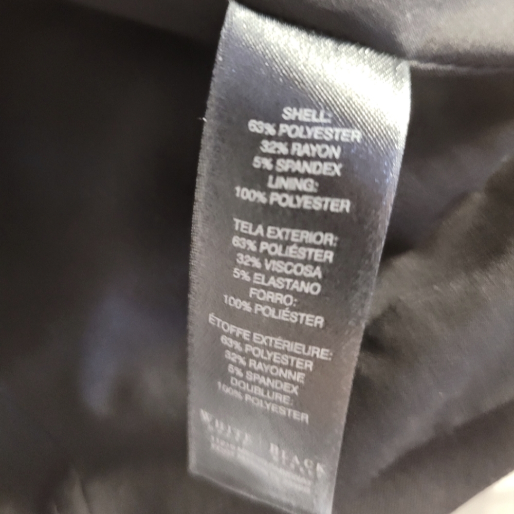 White House Black Market Sleeveless Suit Vest in Black - Size 4 - Picture 5 of 7